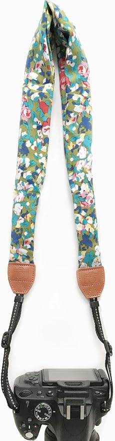 Alled Camera Neck Shoulder Belt Strap, Chevron Scarf Vintage Print Soft Coloful Camera Straps for Women/Men for DSLR/SLR/Nikon/Canon/Sony/Olympus/Samsung/Pentax ETC - Image 2