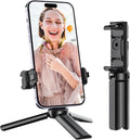 Anozer Mini Tripod with Universal Phone Holder & Cold Shoe, Camera Tripod | Lightweight Phone Stand & Camera Tripod, Compatible with iPhone 14 Pro Max/14 Pro, GoPro, Webcam, Mini Projector by Anozer