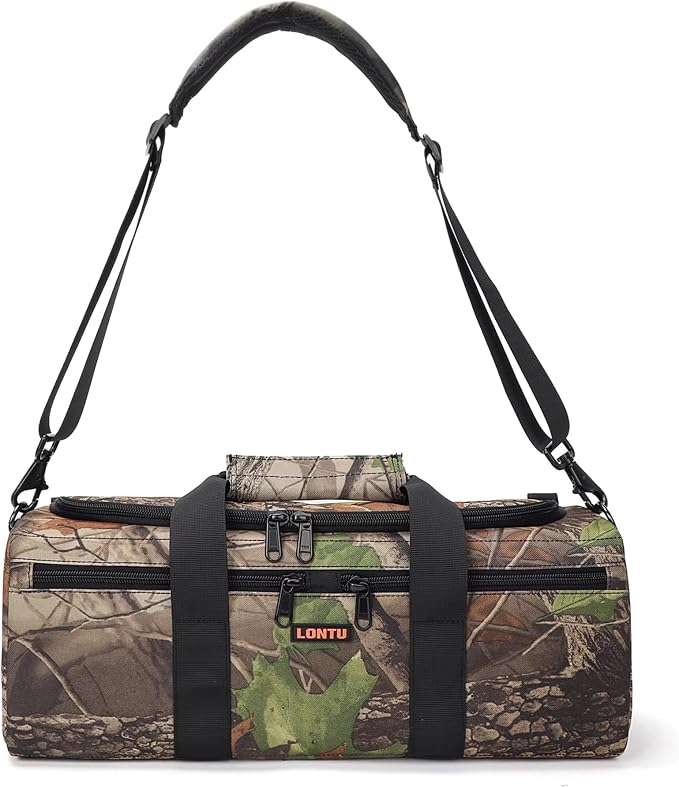 ZZQ&CCF Camera Lens Pouch Case for Canon RF 200-800/100-500,for Sony FE 200-600mm F5.6-6.3G,Compatible with Nikon Z 180-600, Portable Compact Outdoor Telephoto Lens Photography Bag -Jungle Camo by ZZQCCF