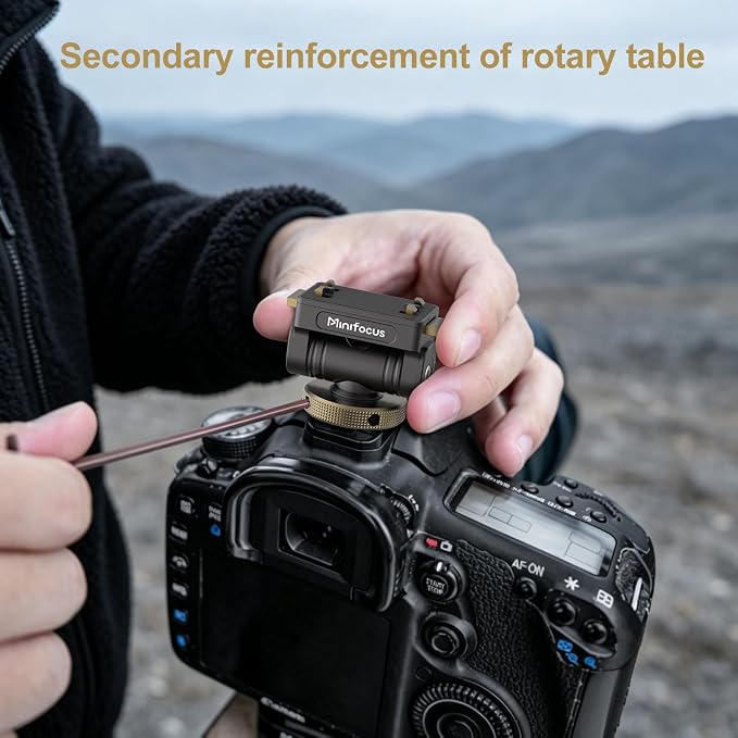 MINIFOCUS Magnetic Cold Shoe Adapter Mount, 360° Rotatable 160° Tilt Action Camera Hot Shoe Mount with 1/4" Screw Hole Compatible with Insta360 Ace Pro/Ace Pro2/X4/X4 Air/X5 - Image 6