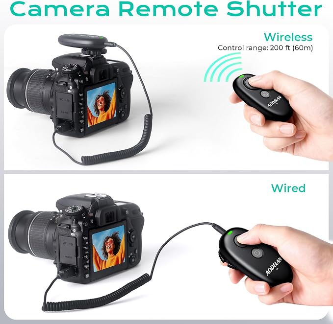 USB-C Rechargeable Wireless Camera Remote Shutter Release for Nikon | D200, D300, D750, D5000, D5100, D5200, D5600, D7200, D7500, Z6, Z7, D800, D850, Coolpix P1000 - Image 4