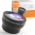 iOgrapher 37mm Wide Angle Lens for iPhone and Smartphones - Macro Lens and Wide Phone Lens - Macro Lens for iPhone and Other Smartphones - Camera Lens for Phone - Comes with Leather Case Bag by iOgrapher