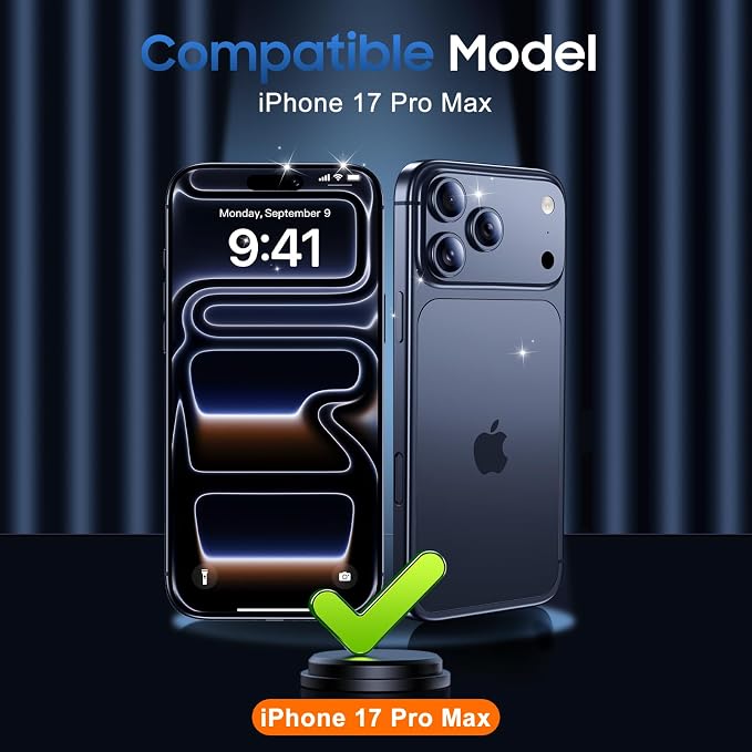UniqueMe Compatible for 3 Pack iPhone 17 Pro Max Camera Lens Protector | HD Clear, Anti Scratch, Full-Coverage, Camera Cover, Easy to Install, Case Friendly - Image 7