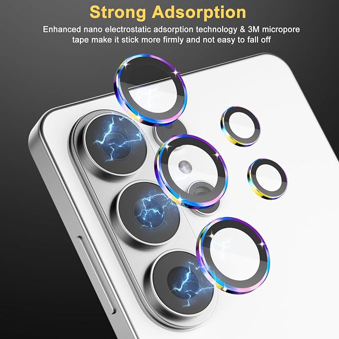 Camera Lens Protector for Samsung Galaxy S26 Ultra, Colorful | Tempered Glass, Auto-align Tray, Easy Installation, Case Friendly, Anti-Scratch, HD Clear, Ultra Slim - Image 4