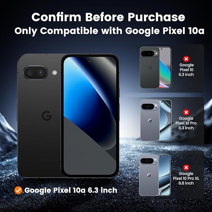 LK 2+2 Pack for Google Pixel 10a Screen Protector + Camera Lens Protector | Fit Lens Cutouts Ports, Max Coverage, HD Clear 9H Laptop Tempered Glass for Google Pixel 10 Pro XL, Easy Install - Image 2