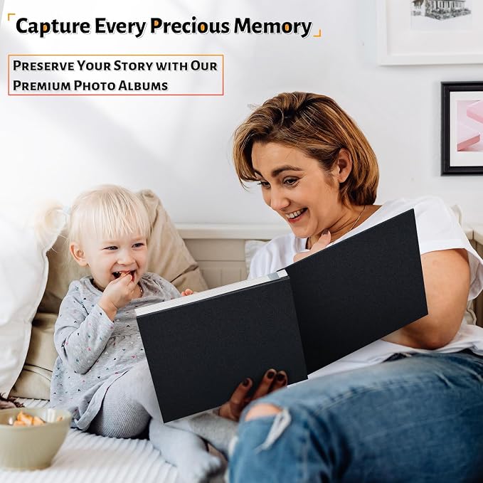 Artfeel Photo Album Self Adhesive Scrapbook,120 Pages Large Photo Book for 4x6,5x7,8x10 Pictures,DIY Album for Baby Wedding Family Travel Birthday,with Metallic Pen and Scraper - Image 6