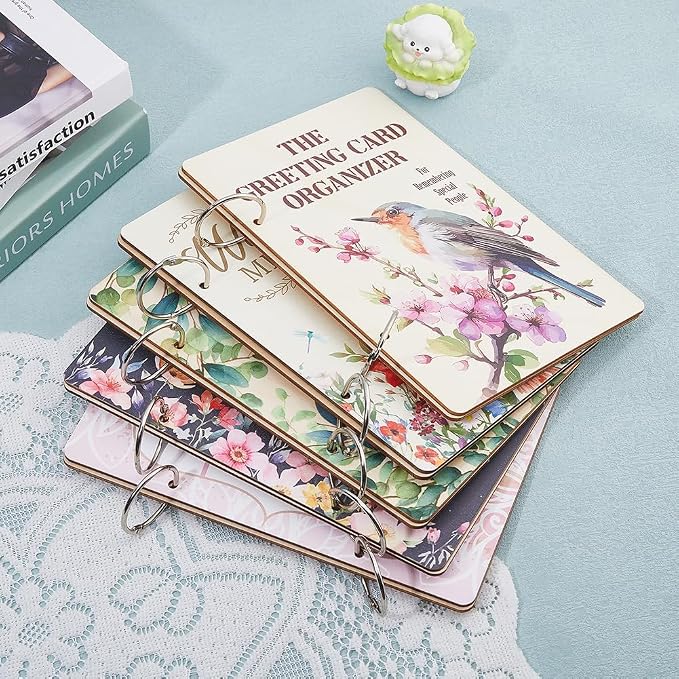 SUPERDANT Gift Card Organizer Greeting Card Book Post Cards Album Be Kind | Christmas Holiday Wedding Cards Keepsake Books, Memory Storage Photo Holder Planner Journal, Present for Wife Girlfriend Mom - Image 6