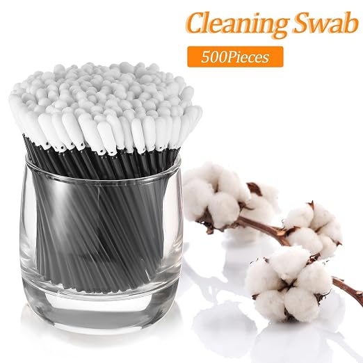 Zhengmy 500 Pcs Foam Swabs for Printer Head Camera Lens 3.66 Inch,Black | Sponge Tip Cleaning Sticks for Inkjet Printer Nozzle, Optical Equipment Dust Removal, Electronics Detailing, Lint-free - Image 5