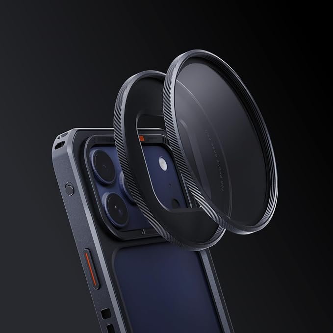 PGYTECH ProShot 67mm Filter Adapter Ring for iPhone 17 Pro & Pro Max | Magnetic Clip-On Lens Mount for ND/CPL/Variable ND Filters, Compatible with ProShot Cage - Image 2