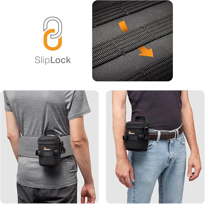 Lowepro ProTactic LCS 9 x 13 III Camera Lens Case, Camera Lens Pouch Bag, fits 24-70mm F/2.8, for DSLR and Mirrorless Cameras, Vol-0.5L Dim:5.12x3.54x3.54in, Camera Bag,for Photographer/Videographer - Image 4