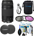 Canon EF 75-300mm f/4-5.6 III Telephoto Zoom Lens for Canon SLR Cameras, 6473A003 (Renewed) (Lens w/PIXIBYTES Pro Travel Bundle) by Amazon+Renewed