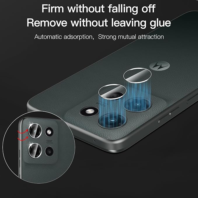 Anoowkoa 3 Pack Glass Screen Protector for Moto G 2026 + 3 Pack Moto G 5G 2026 Split Camera Lens Protector Tempered Glass Flim.9H Hardness.Bubble-free.Anti-Scratch.No Bubbles.Easy Installation - Image 2
