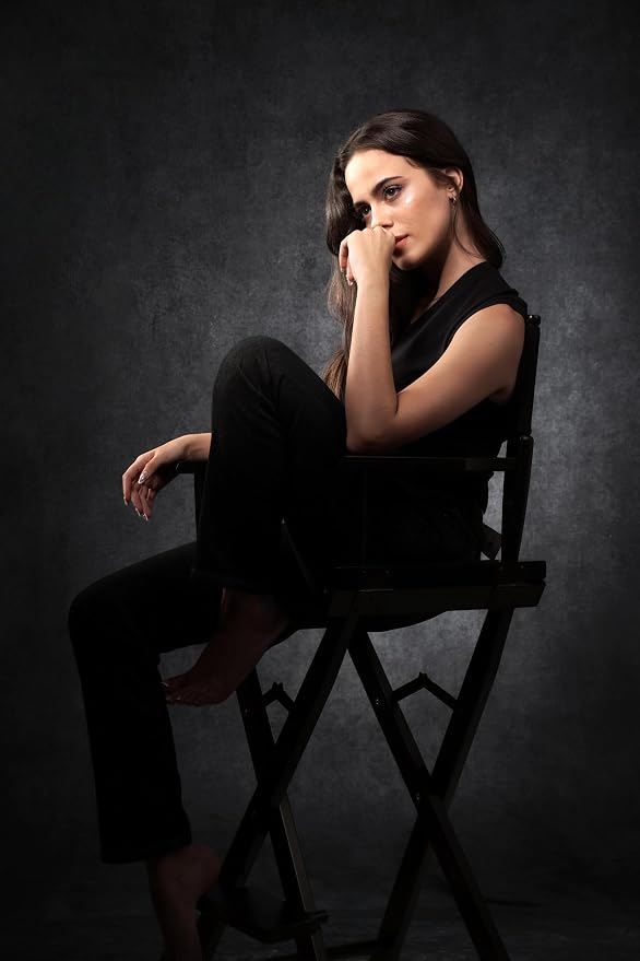 UrcTepics 6×8 ft Dark Grey Fabric Photo Backdrops, Classic Abstract Texture Backdrop for Headshots and Portraits, Vintage Photography Background for Studio and Events. - Image 4