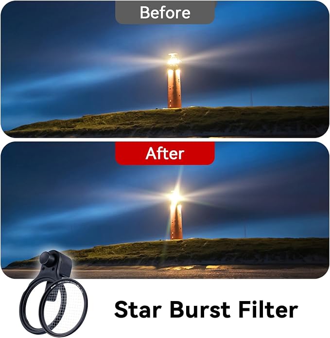 Kase Magnetic CPL Phone Lens Filter for iPhone & Android, 67mm Clip-On Camera Filter for Photography & Video - Image 8