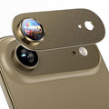 Uyiton for iPhone Air Camera Lens Protector, Metal Frame Glass Cover | Not Easy to Break, Strong Adsorption, Case-Friendly, Metal 9H Sapphire Glass Rear Camera Screen Cover, Brown by Uyiton
