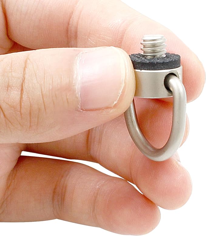 Litoexpe Stainless Steel D Ring Screw 1/4"-20 | For Tripod, Camera Strap, and Gimbal Attachment - Image 4