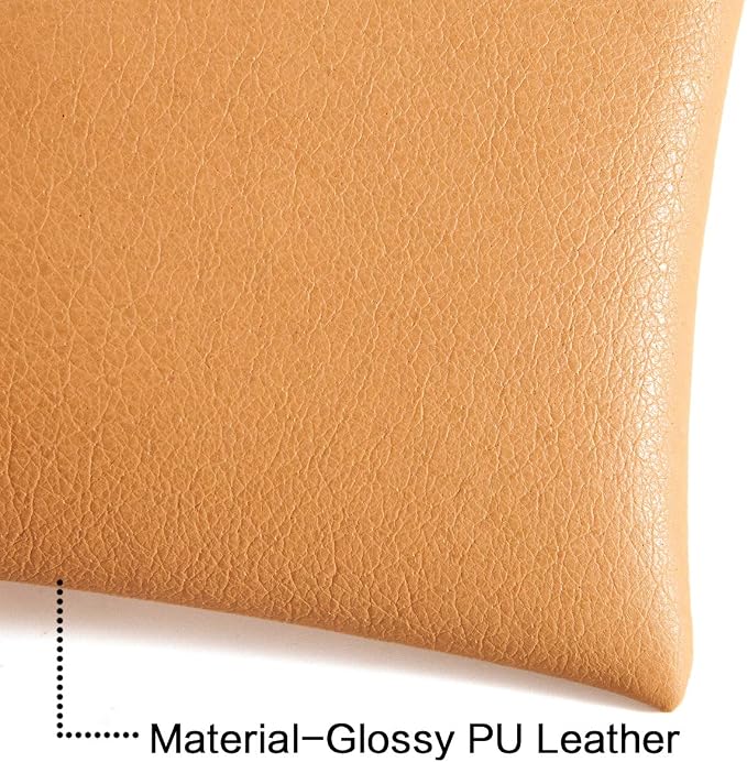 TRIUMPH VISION Eyeglass Case Glasses Case Soft Sunglass Pouch Sleeve 3 Pack | Slim Lightweight Alternative to Bulky Case, Leather Lined Protect Lens, Squeeze Easy to Use, Stylish Portable for Daily Use - Image 5