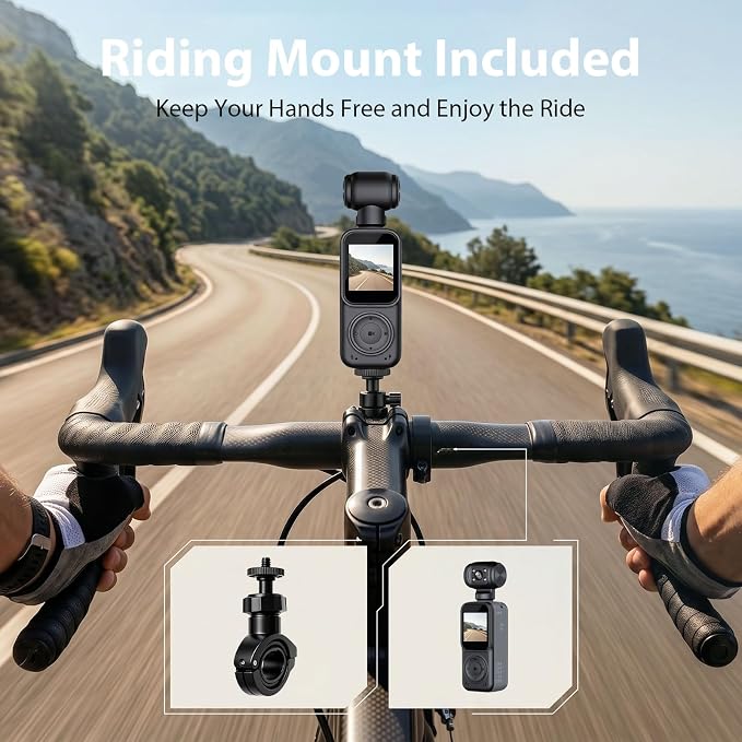 2K Handheld Vlogging Camera, Portable Pocket POV Camcorder Body Cam | 2k HD Recording, 180° Rotatable Lens, Eis Stabilization, Wifi Connection, Four Fill Light, 8 Hour Battery Life for Vlogging - Image 6