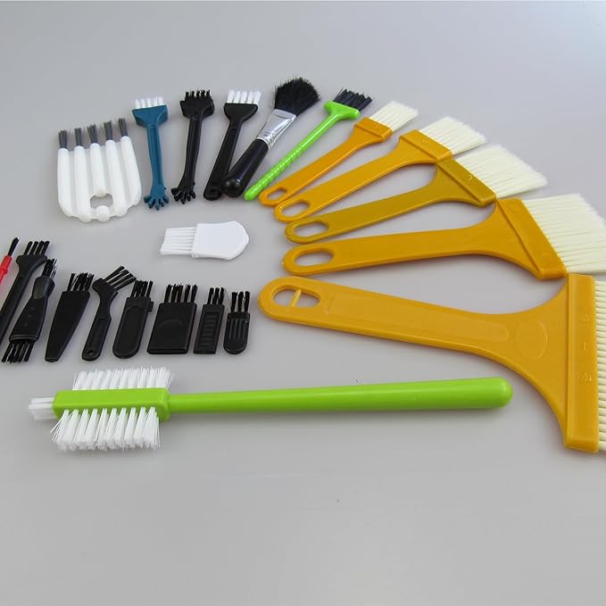 CRAFNEW 22Pcs Small Cleaning Brushes, Electronics Cleaning Brush Kit | Ideal for cleaning computer keyboards, laptops, sewing machines and other electronic devices - Image 6