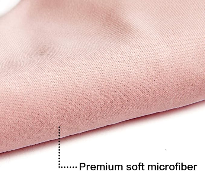 TRIUMPH VISION Glasses Case Soft Eyeglass Case Sunglass Pouch Cloth 3 Pack | Thick Microfiber Pouch Drawstring Pouch Eye Glass Bag Sunglasses Sleeve Storage, Lens Protection Cover,Cleaning Lens Screen - Image 4