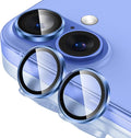 Tensea for iPhone 16/16 Plus Camera Lens Protector, Camera Cover | 9H Tempered Glass Camera Screen Protector, Metal Individual Ring for iPhone16 6.1inch/ 16Plus 6.7inch, HD Clear, Easy Install by Tensea