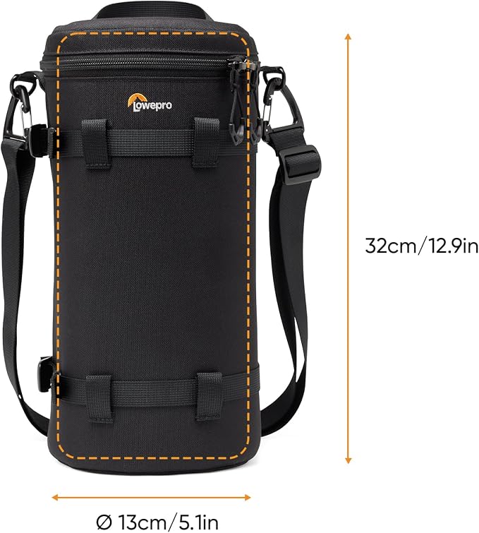 Lowepro ProTactic LCS 13 x 32 III Camera Lens Case, Camera Lens Pouch Bag, fits 300mm F/2.8, for DSLR and Mirrorless Cameras, Vol-5L Dim: 12.99x5.12x5.12in, Camera Bag for Photographer/Videographer - Image 2