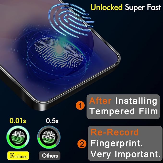 Ferilinso Screen Protector for Samsung Galaxy S26 Ultra, Tempered Glass | 3 Pack, 9H+ Military-Grade Shatterproof, HD Clear, Case Friendly, Easy Installation Bubble Free, with Camera Lens Protector - Image 5