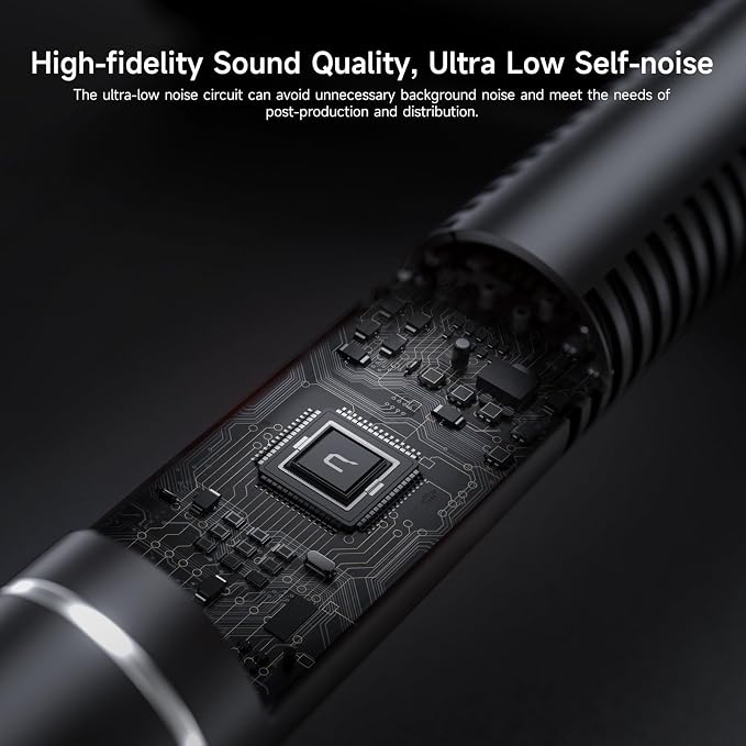COMICA VP3 Super Cardioid Condenser XLR Shotgun Mic with Low-Noise & HPF | -10db Pad, 100hz Hpf, Dual Power (48v/Aa), Full Metal Shielding, Pro-Sumer for Cameras, DSLR, Studio Filmmakers Recorders - Image 3