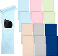 Yunsailing 12 Pcs Eyeglass Cleaning Cloth Case Soft Colorful Glasses Pouch Works as Glasses Case and Cleaning Cloth Microfiber Pocket for Eyeglasses Sunglasses Watch Jewelry Smartphone by Yunsailing
