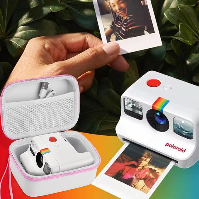 Case for Polaroid Go Gen 2/ PolaroidGo Mini Instant Camera, Travel Storage Bag for Polaroids Go Camera and Film Accessories (Whtie) - Image 4
