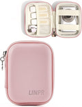 Digital Camera Case for KODAK PIXPRO FZ55/FZ45, Case Only, Pink | Fits CAMKORY DC403 and Canon PowerShot ELPH 360 HS Compact Digital Cameras, Small Hard Shell Camera Pouch with Mesh Pocket by Linpr