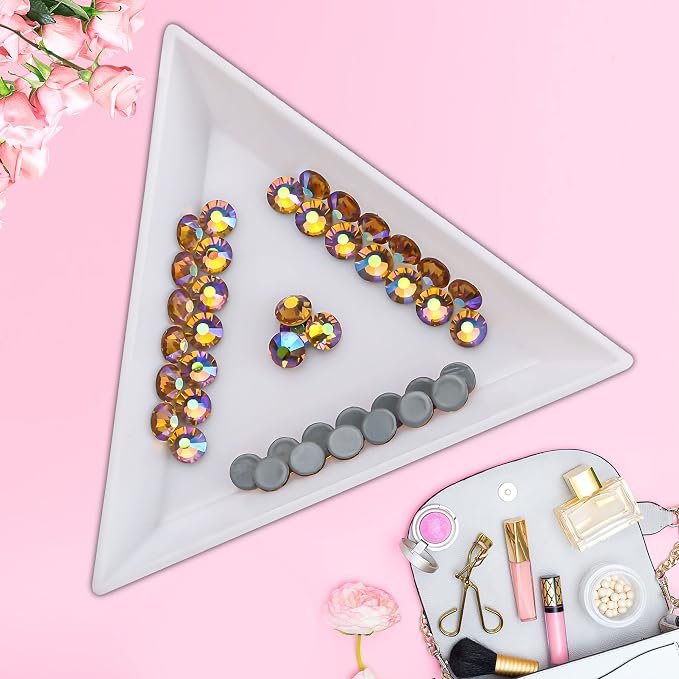 Jollin Hotfix Rhinestones Flatback Crystal Gems 4.8mm SS20, Topaz AB | 1440pcs Hot Fix Crystals Glass Rhinestones for Bedazzling, Crafting, Clothes, Shoes & Accessories DIY Decoration - Image 3