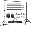 Photo Backdrop Stand 9ft x 10ft Photograhy Adjustable Background Stands Support Kit with Carry Bag for Photo Studio, Photoshoot, Parties, Photographic Equipments by ITOTIN