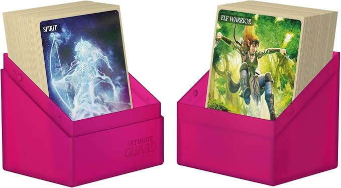 Ultimate Guard Boulder 80+ Classic, Deck Case for 80 Double-Sleeved TCG Cards, Rhodonite, Secure & Durable Storage for Trading Card Games, Soft-Touch Finish - Image 5