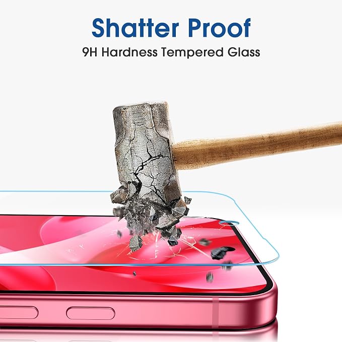 amFilm OneTouch for Google Pixel 9a Screen Protector 6.3'' Tempered Glass | 30s Auto-Alignment, Bubble Free, Scratch & Drop Protection, HD Clear, 2 Pack (Pixel 9a-6.3") - Image 4