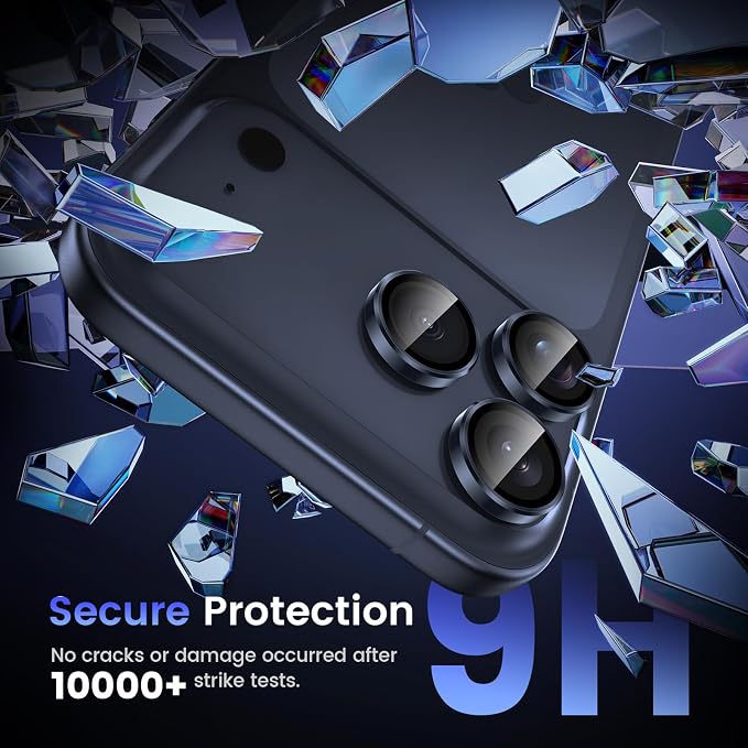Tensea Camera Lens Protector Compatible for iPhone 17 Pro Max/17 Pro | Metal Aluminum Alloy Tempered Glass Cover Camera Screen Protector Accessories, Case Friendly - Image 5