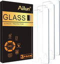 Ailun 3 Pack Screen Protector for iPhone SE 2020 2nd/2022 3rd Gen | 4.7 Inch, Tempered Glass, 0.25mm, Case Friendly, Clear by Ailun