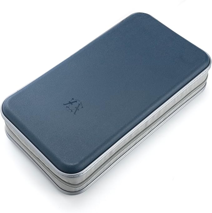 alavisxf xx CD Case, 96 Capacity Hard Plastic Organizer Wallet for Car | CD DVD Holder, Portable Hand Strap, Zipper Closure, Anti-Slip Scratch-Resistant Sleeves, Disc Storage, for Home Office Travel - Image 5