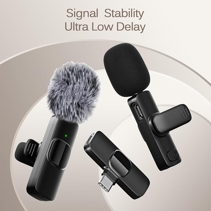 Labstandard Professional Wireless Lavalier Lapel Microphone for iPhone, iPad, mini Video Recording Mic forInterview Video Podcast Vlog YouTube&Livestream, Noise Reduction, Plug &Play - Image 4