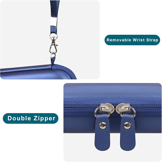 Canboc Carrying Case for HP Sprocket Portable 2x3 Instant Photo Printer | For Kodak Step Wireless Mobile Photo Printer, Mesh Bag fit Photo Paper Cable, Blue - Image 6