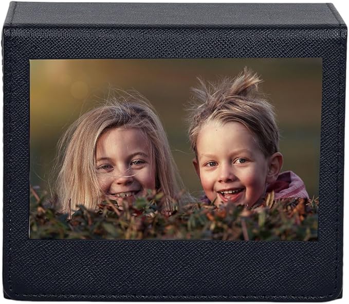 Orga'Neat Picture Holder Storage Case for Fujifilm Instax Wide Film, PU Leather Photo Holder with Pocket Outside, up to 50 Photos (Black) by OrgaNeat