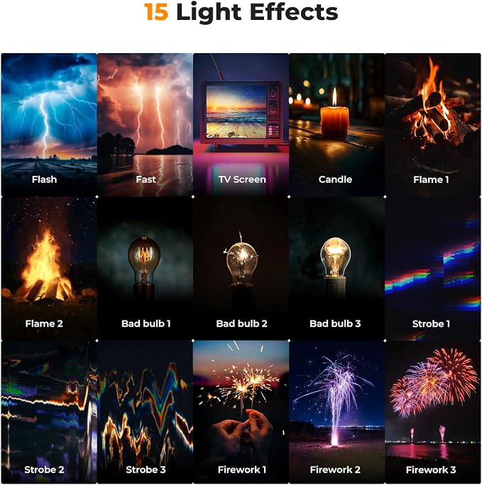 K&F CONCEPT Bi-Color LED Video Light, 2000mAh, 2500K-9900K, CRI 96+, Blue | Rechargeable Portable Camera Lights, 15 Light Effects Photography Lighting for Vlogging/Selfie/Content Creator L01 - Image 5