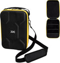 Hard Shell EVA Camera Case With 2 Removable Dividers,Waterproof Camera & Lens Storage Carrying Bag for Canon Nikon Sony Fuji DSLR Mirrorless Cameras,Travel Camera Accessories Drone Pouch - Yellow by Kiorafoto