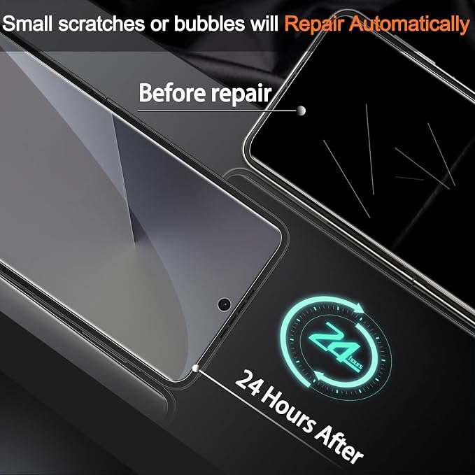 Milomdoi Screen Protector for Samsung Galaxy Z Flip 8/Z Flip 7 | 3 Pack Inside TPU Film + 3 Pack Back 9H Tempered Glass + 3 Pack Camera Lens Protector, Easy Installation, No Bubbles - Image 3