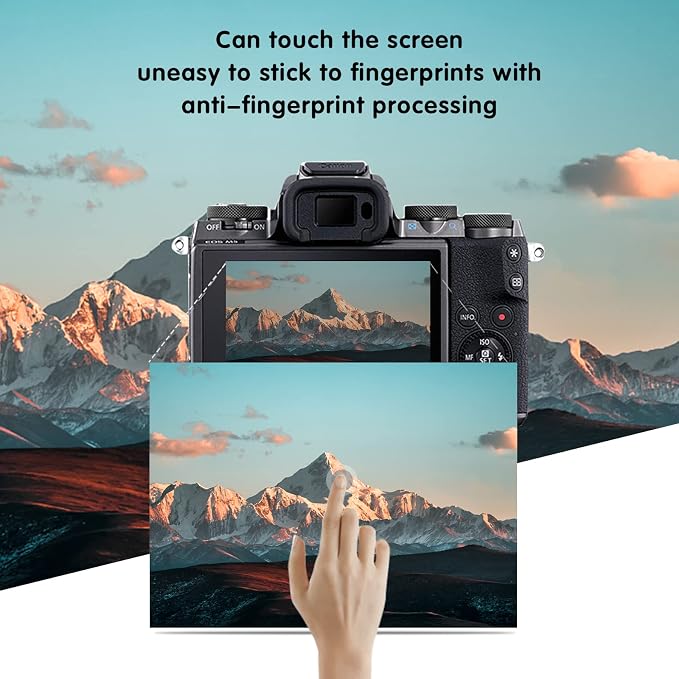 kinokoo Screen Protector for Fujifilm X-S20 Fuji XS20 Camera - High Definition HD Soft PET Film Fuji XS20 - Screen Protection Film Fuji X-S20 - Bubble-free/Anti-scratch(2 pack) - Image 5