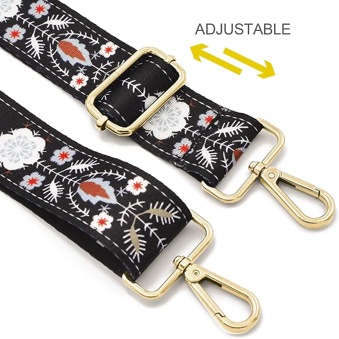 Replacement Purse Strap Shoulder Strap Adjustable Crossbody Strap for Women Crossbody Wide Shoulder Bag - Image 5