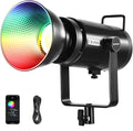 NEEWER CB200C 200W RGBWW COB LED Video Light, APP/2.4G 360° Color 2500K-7500K (Duv±0.0003) 23000lux/m Bowens Metal Shell Silent Continuous Output Lighting TLCI/CRI97+ for Photography Video Recording by Neewer