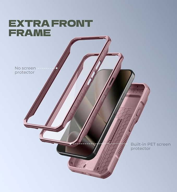 Dexnor Case for Google Pixel 10/10 Pro, Peony Pink - Image 4