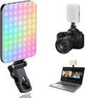 108 LED Video Light, 2500K-6500K RGB Selfie Light for iPhone-CRI 97+, 2200mAh Camera Light with 3CCT/RGB 360° Full Color/20 Lighting Effects, Portable Phone Light for Party, Photography, Streaming by ALTSON