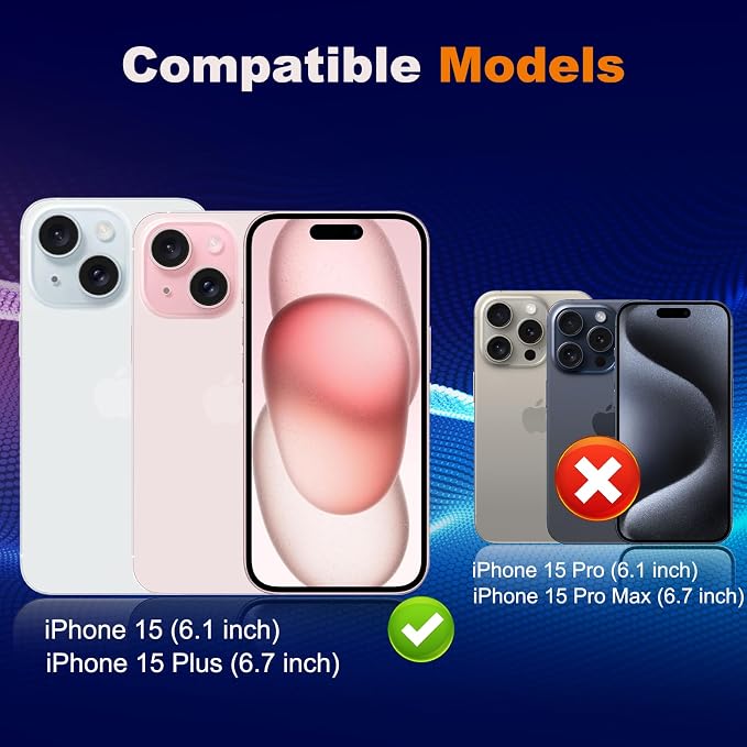 WHPXJY for [3 Pack] Camera Lens Protector for iPhone 15/15 Plus Ultra HD Tempered Glass Camera Protector, Anti Scratch, Strong Adhesion, Easy to Install, Case Friendly Back Camera Screen Cover - Image 7